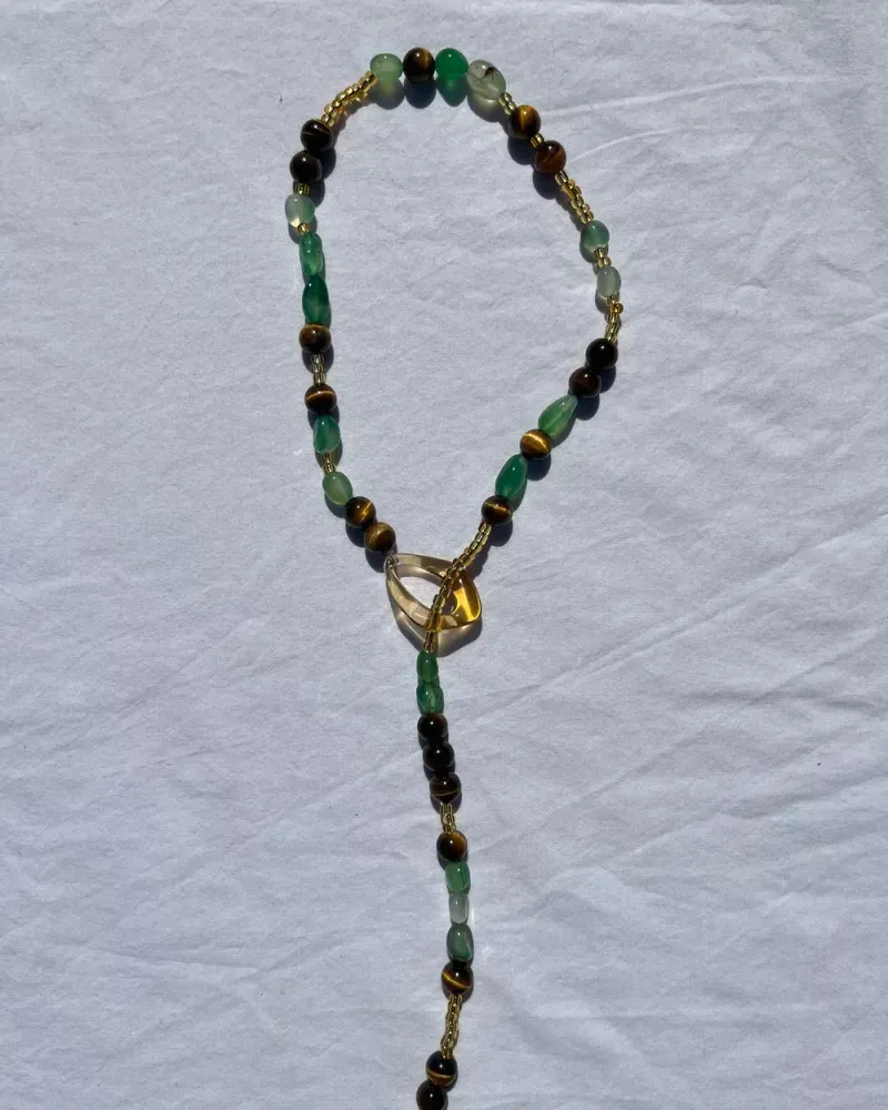 The Lock Necklace — Moss — photo 2